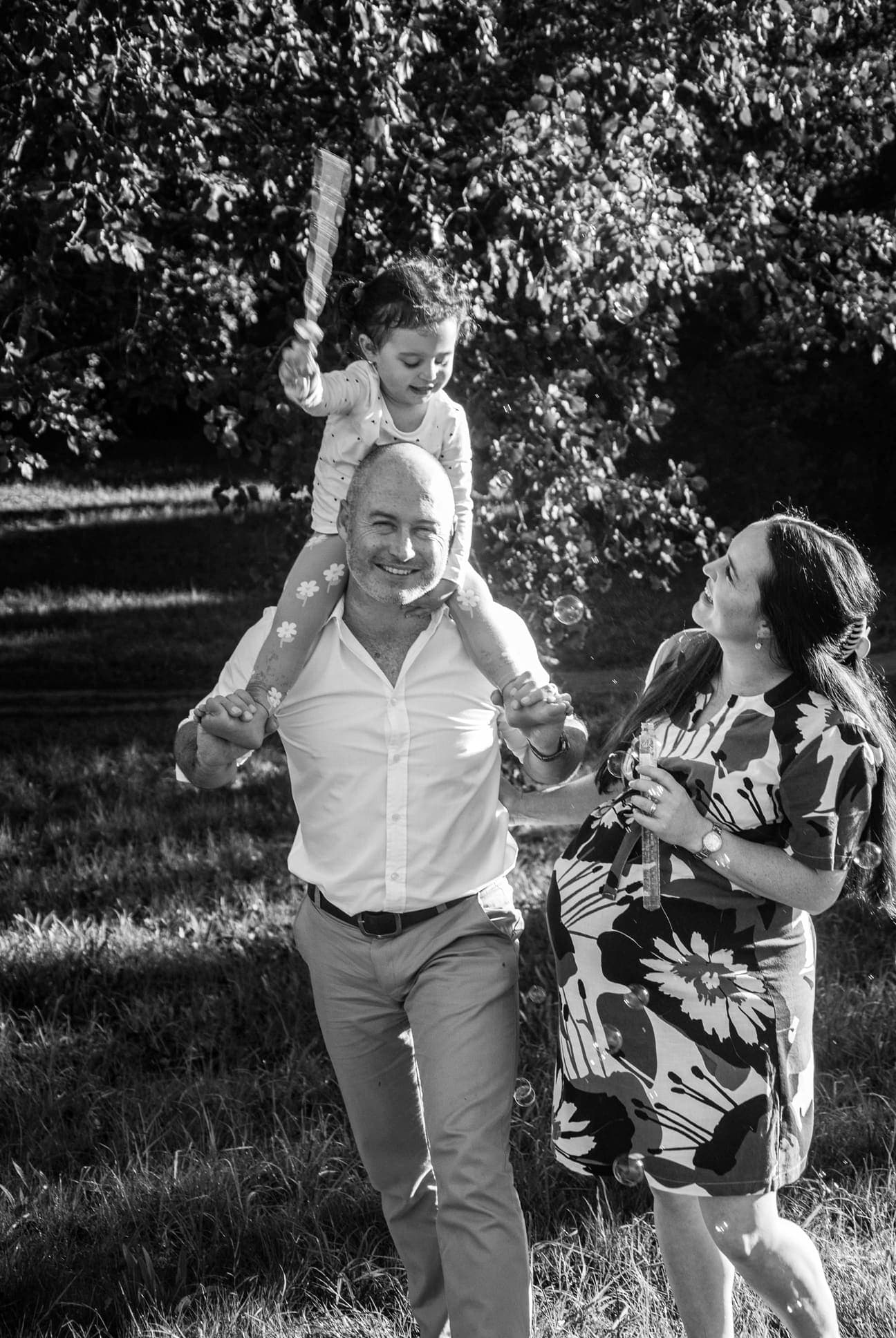 Golden hour family session